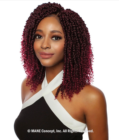 MANE CONCEPT Afri-Naptural Synthetic Crochet Braid TWB309 - 3X Gorgeous Passion Twist 9"10"11" MANE CONCEPT Afri-Naptural Synthetic Crochet Braid TWB309 - 3X Gorgeous Passion Twist 9"10"11"