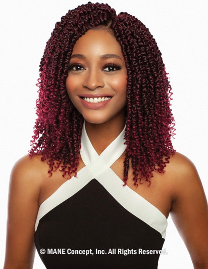 MANE CONCEPT Afri-Naptural Synthetic Crochet Braid TWB309 - 3X Gorgeous Passion Twist 9"10"11" MANE CONCEPT Afri-Naptural Synthetic Crochet Braid TWB309 - 3X Gorgeous Passion Twist 9"10"11"