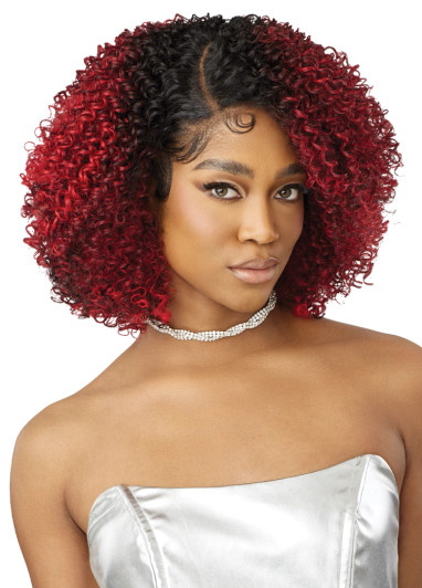 OUTRE Synthetic Melted Hairline Swirlista Lace Front Wig - Swirl 110