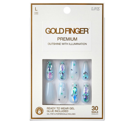 KISS Gold Finger Premium Nail - The Girl I Was