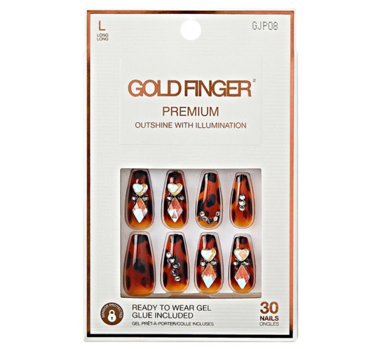 KISS Gold Finger Premium Nail - Classy 101