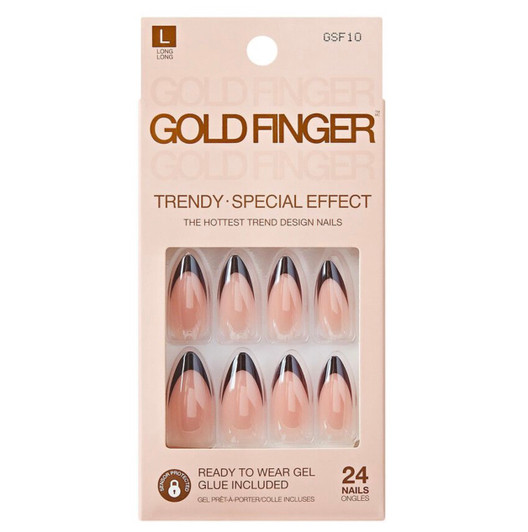 KISS Gold Finger Special Effect Nail - Chocolate Glazed