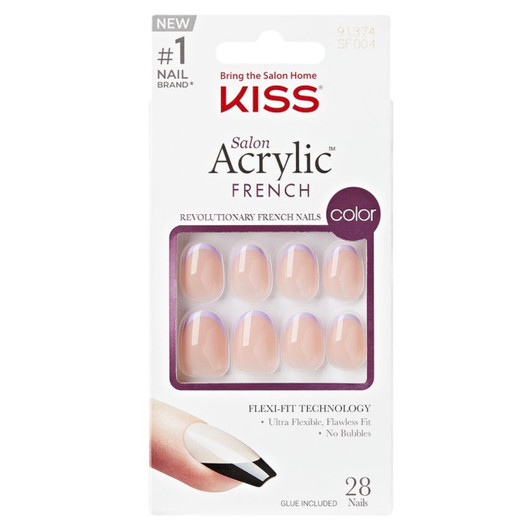 KISS Salon Acrylic French Nails - LIKE ME