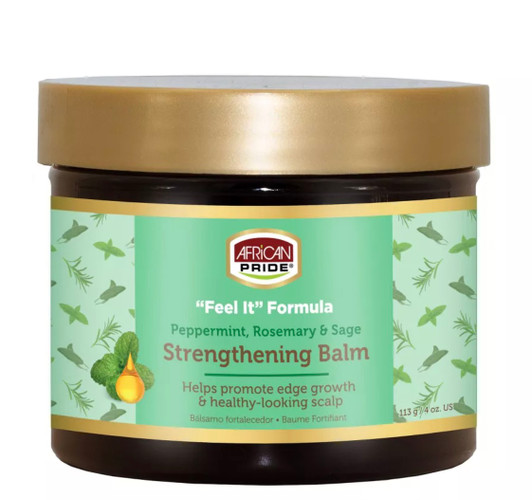 African Pride Feel It Formula Hair Strengthening Balm (4oz)