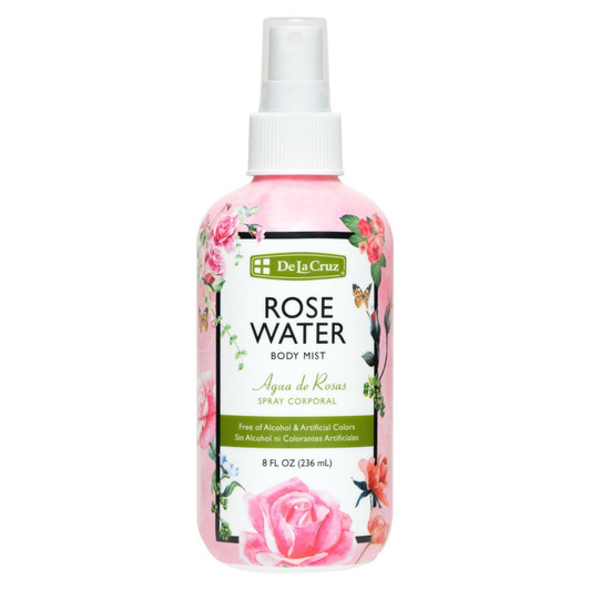 De La Cruz Rose Water Spray (8 oz)