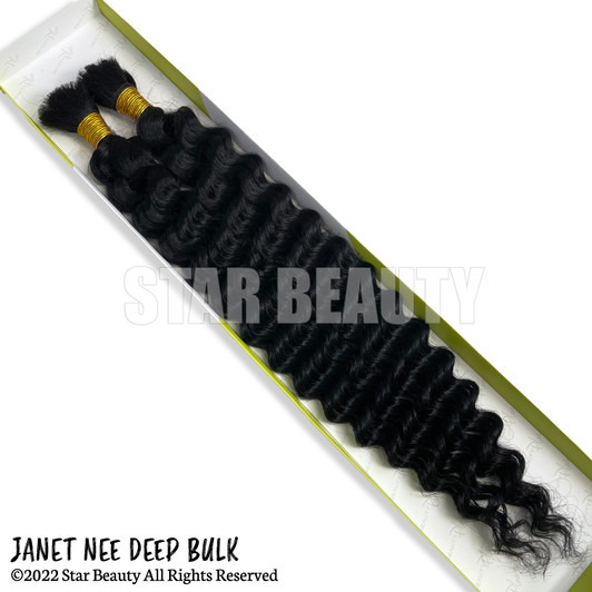(PROMO) Janet Collection 100% Human Hair Braids - New Deep Bulk (18"- 24") (PROMO) Janet Collection 100% Human Hair Braids - New Deep Bulk (18"- 24")