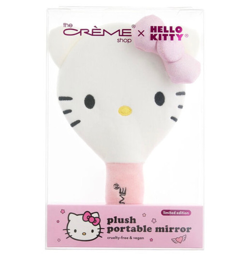 THE CREME SHOP Hello Kitty Plush Portable Mirror