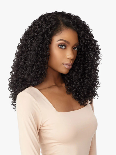 SENSATIONNEL Synthetic Curls Kinks N Co Glueless Kinky Edges - 13x6 Kinky Curly 18"