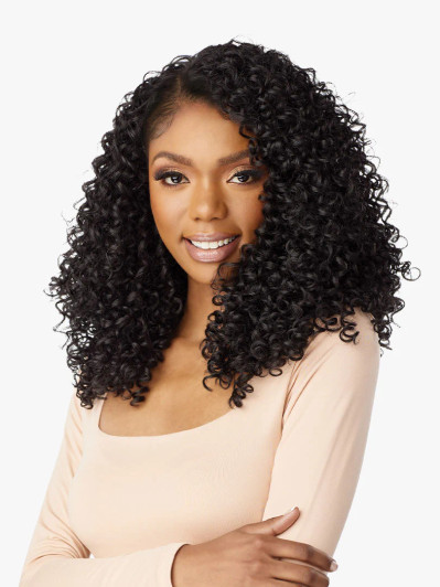 SENSATIONNEL Synthetic Curls Kinks N Co Glueless Kinky Edges - 13x6 Kinky Curly 18"