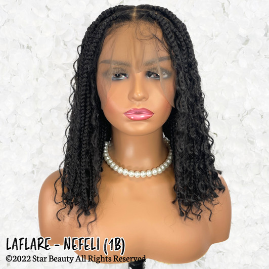 LA FLARE Full Braid Wig - NEFELI (1B) LA FLARE Full Braid Wig - NEFELI (1B)