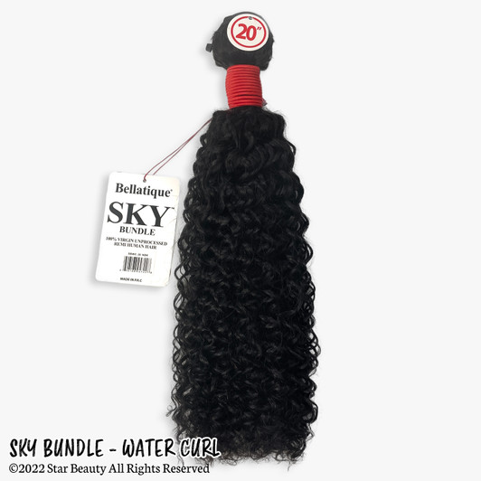 SKY 100% Virgin Human Hair Single Bundle - Water Curl (10"- 24")