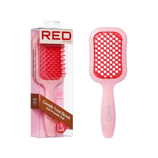 RED Gentle Wet & Dry Heat-Resistant Vent Brush Soft