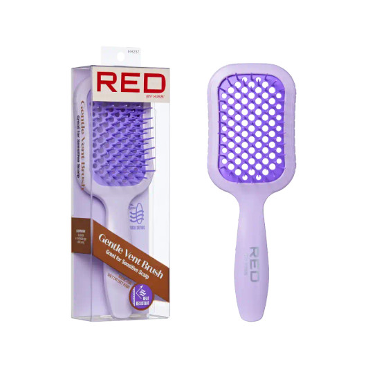 RED Gentle Wet & Dry Heat-Resistant Vent Brush Soft