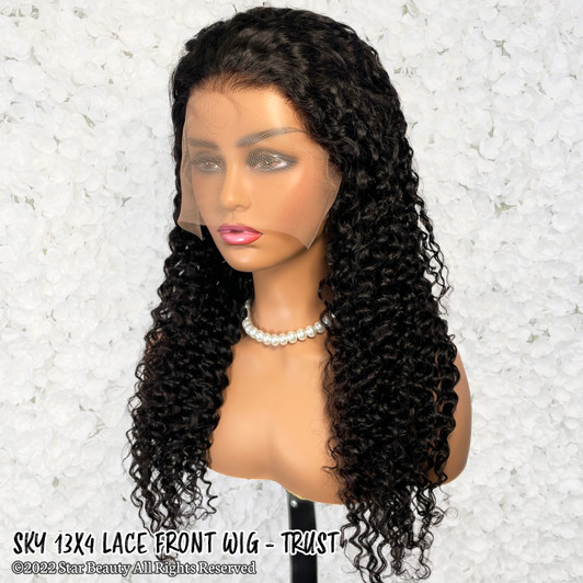 SKY 100% Human Hair 13x4 Lace Front Wig - TRUST