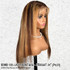 BOMB HAIR 100% Human Hair 13X5 Lace Frontal Wig - Straight 24"(P4/27)
