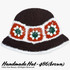 Handmade Knitted Chrochet Bucket Hat (#486)