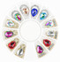 NICKA K Nail Rhinestones Round Case