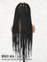 LA FLARE Full Braid Wig - LILY (1B)