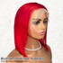 Bellatique 100% Human Hair 13x4 Lace Front Wig - ALISSA (Red)