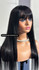 BOMB HAIR 100% Human Hair Bang Wig - Straight (20"- 28")