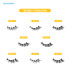 BROADWAY DIY Cluster Lashes - Full, Fluffy Lash Extensions (56-12pcs)