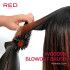 RED Wooden Round Blowout Brush 1"