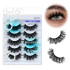 KISS Broadway Faux Mink Wispy Volume 5D Lashes 5 Pair Multipack
