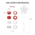 RED Jellypopz Hairbeads (X-Large)