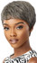 OUTRE 100% Human Hair Fab & Fly Gray Glamour Full Cap Wig - EDEN