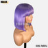 Bellatique 100% Human Hair Full Wig - HALLIE(ROSE PURPLE)