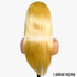 Bellatique 100% Virgin Brazilian Human Hair Wig I-Part Lace Wig - SARAH (YELLOW)