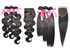 SENSATIONNEL 7A Lace 4X4 Closure + Bundles Deal Multi Pack (Body Wave)