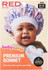 RED Baby Satin Bonnet