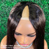 VOSSMI 100% Unprocessed Human Hair V-Part Lace Wig - Straight