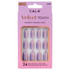 CALA Velvet Touch Medium Coffin Nail (Stiletto Purple Cateye)
