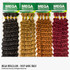 MANE CONCEPT Mega Brazilian Human Hair Blend Braids - DEEP WAVE BULK 18"