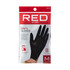 RED Black Vinyl Gloves (8pcs)