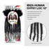 IBIZA 100% Natural Virgin Human Hair Gypsy Loc 10"