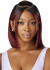 OUTRE Human Hair Blend Airtied  Vanish HD+ Lace Front Wig - HHB-Natural Yaki 12"