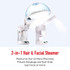 RED Professional Salon Hair Therapy 2-in-1 Hair & Facial Steamer