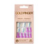 Kiss Gold Finger Solid Color Toenails - SMILE CHECK