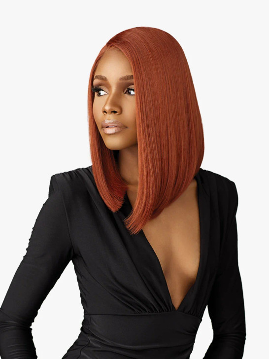 SENSATIONNEL Butta Lace Synthetic HD Lace Front Wig - CHIC BOB LOB UNIT 1