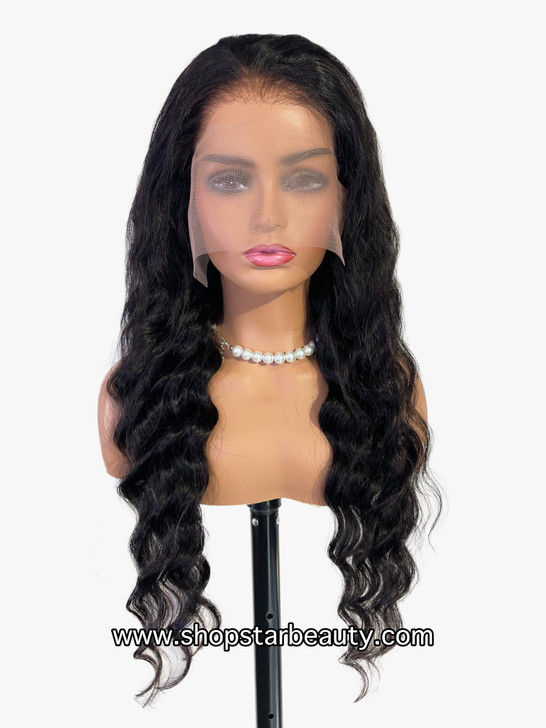 15A PINK LEMON GOLD 100% Human Hair 13x4 Lace Front Wig - COLORADO