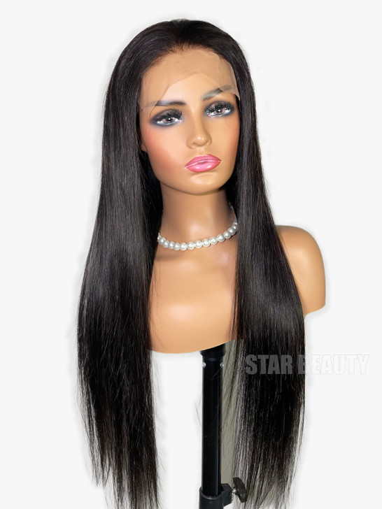 15A PINK LEMON GOLD 100% Human Hair 5X6 Lace Front Wig - ARKANSAS