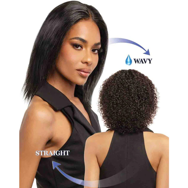 Bobbi Boss 100% Unprocessed Human Hair 13X4 HD Lace Front Wig Wet & Wavy - MHLF531 Rhea
