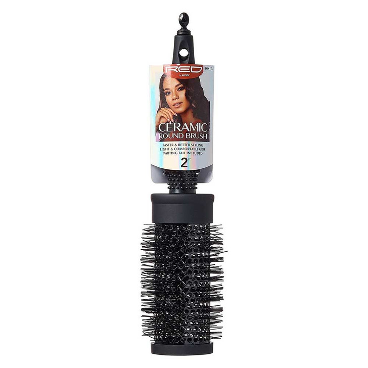 RED Ceramic Thermal Round Brush 2"