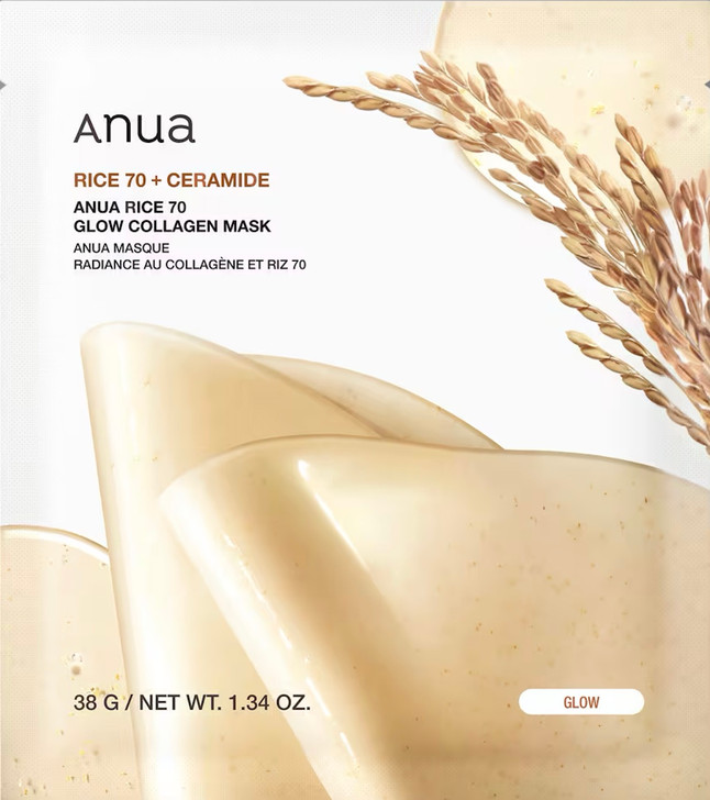 Anua Rice 70 Glow Collagen Mask (1 sheet)