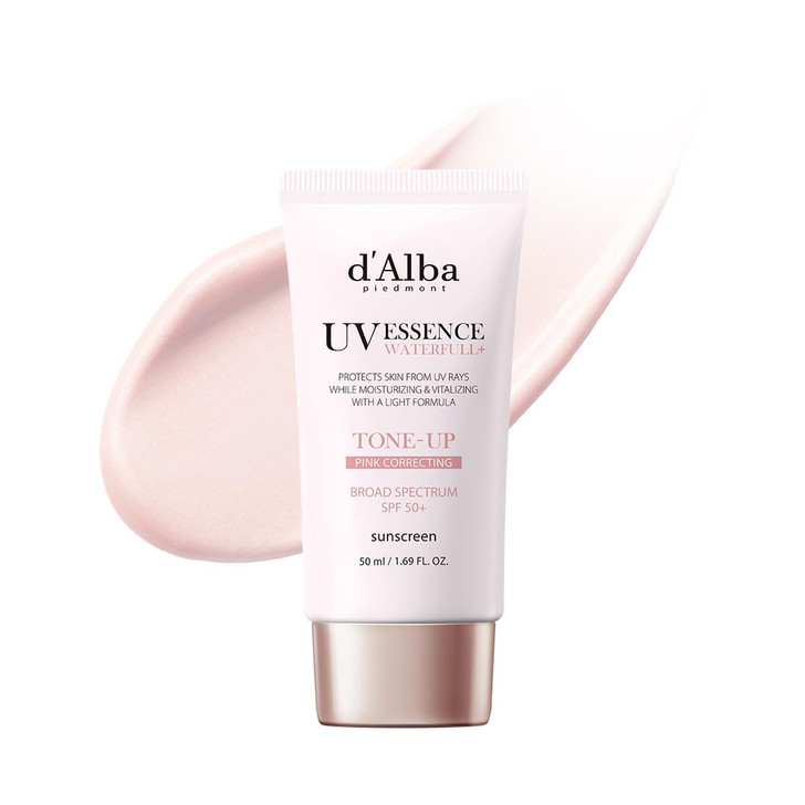 DALBA Waterfull Pink Correcting Tone-Up Sunscreen (1.69oz)