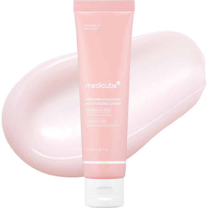 MEDICUBE Salmon DNA PDRN Pink Hyaluronic Moisturizing Cream (1.69oz)