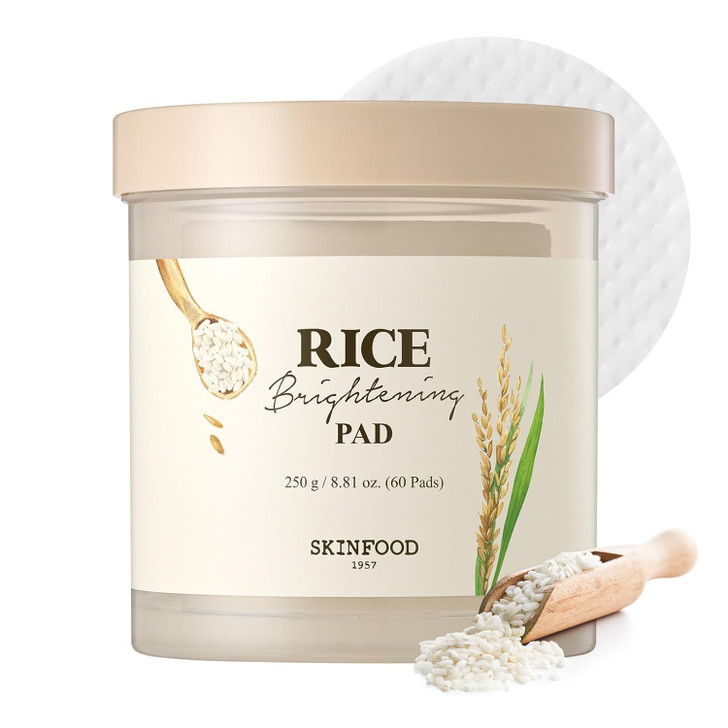 [SKINFOOD] Rice Daily Toner Pad (60Pads)